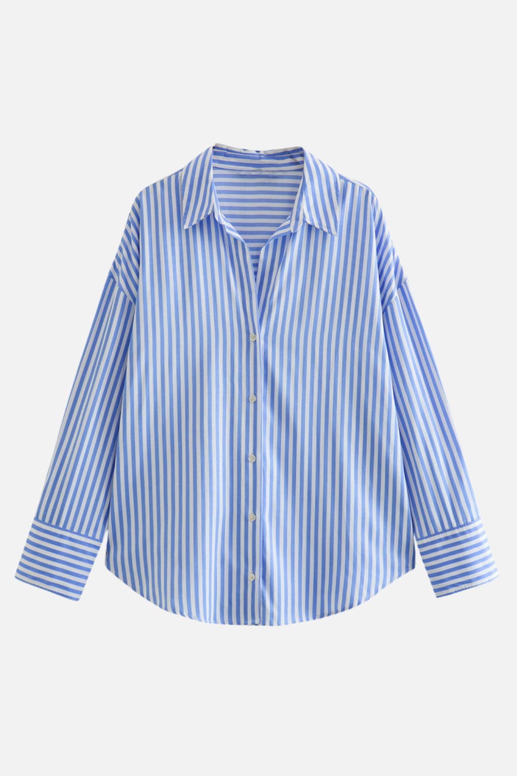 Pontine Striped Shirt — Blue