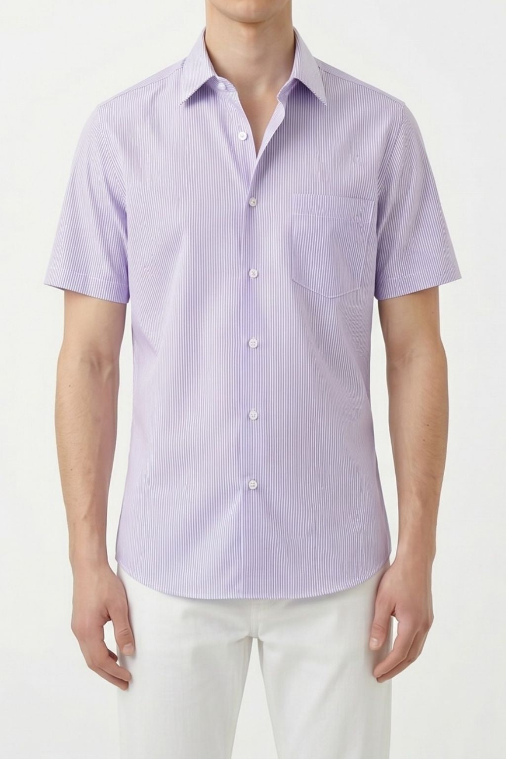 Oxford S/S Shirt — Light Blue