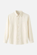 Essential Linen Shirt — Ivory White
