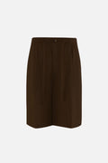 Essential Linen Short — Brown