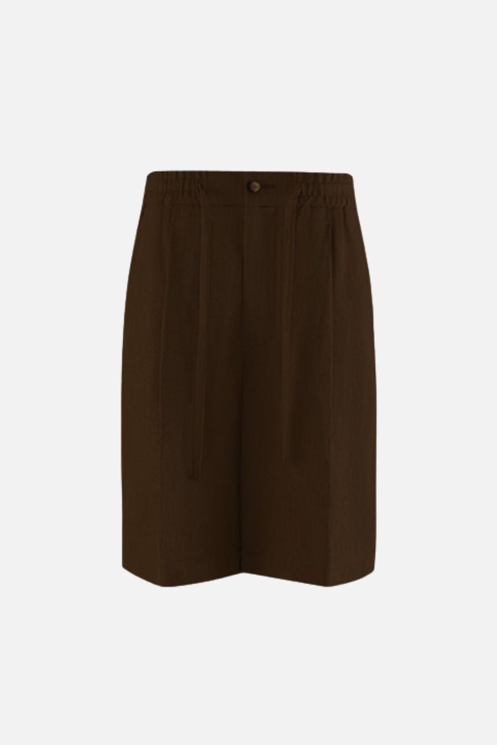 Essential Linen Short — Brown