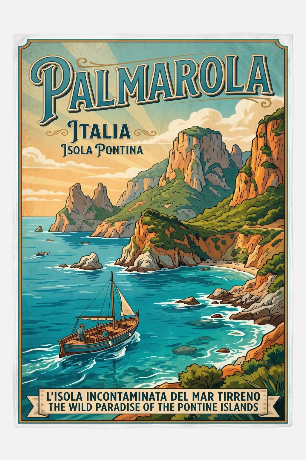 Cartolina Beach Towel