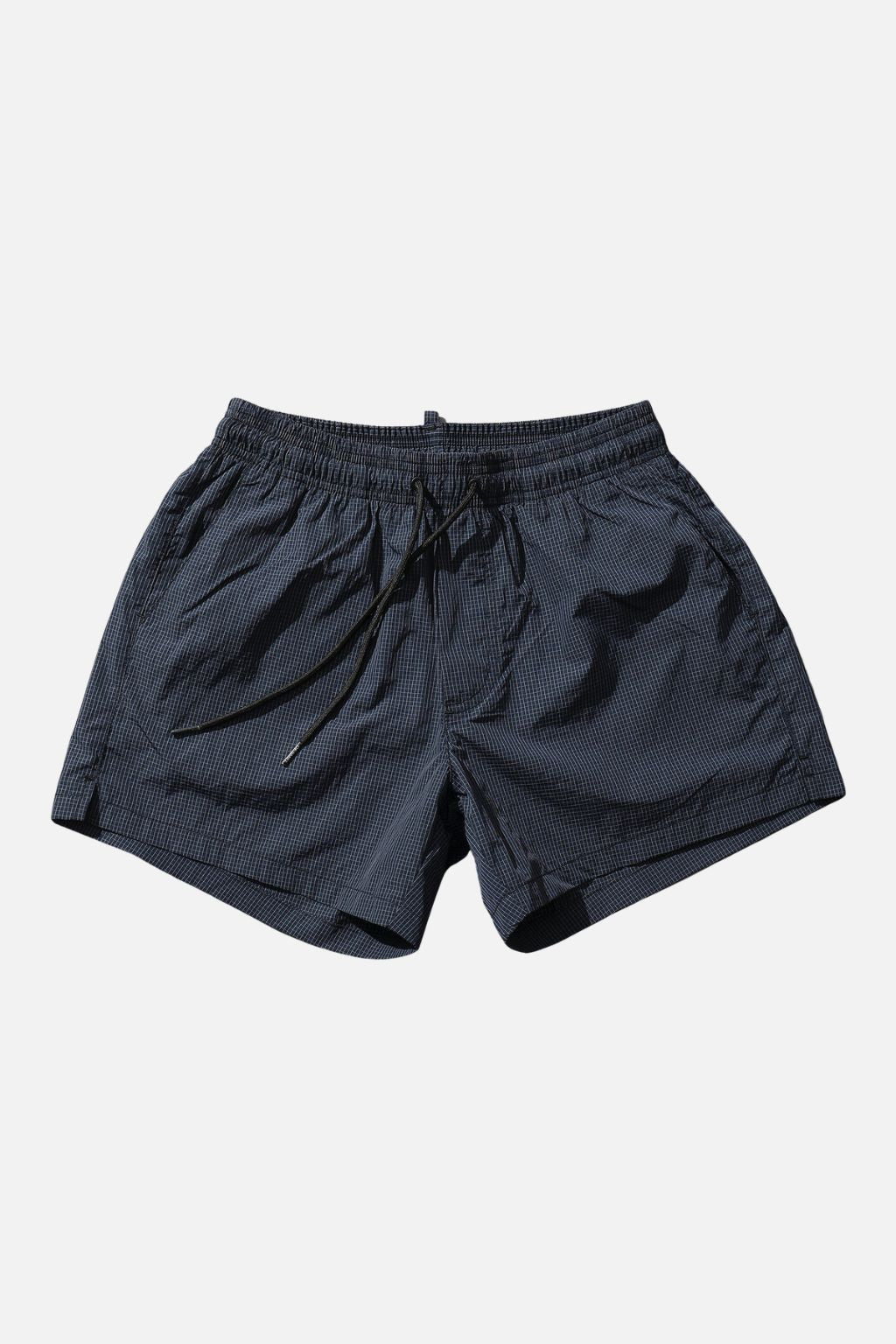 Textured Swim Trunk — Navy