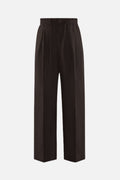 Essential Linen Trouser — Dark Brown