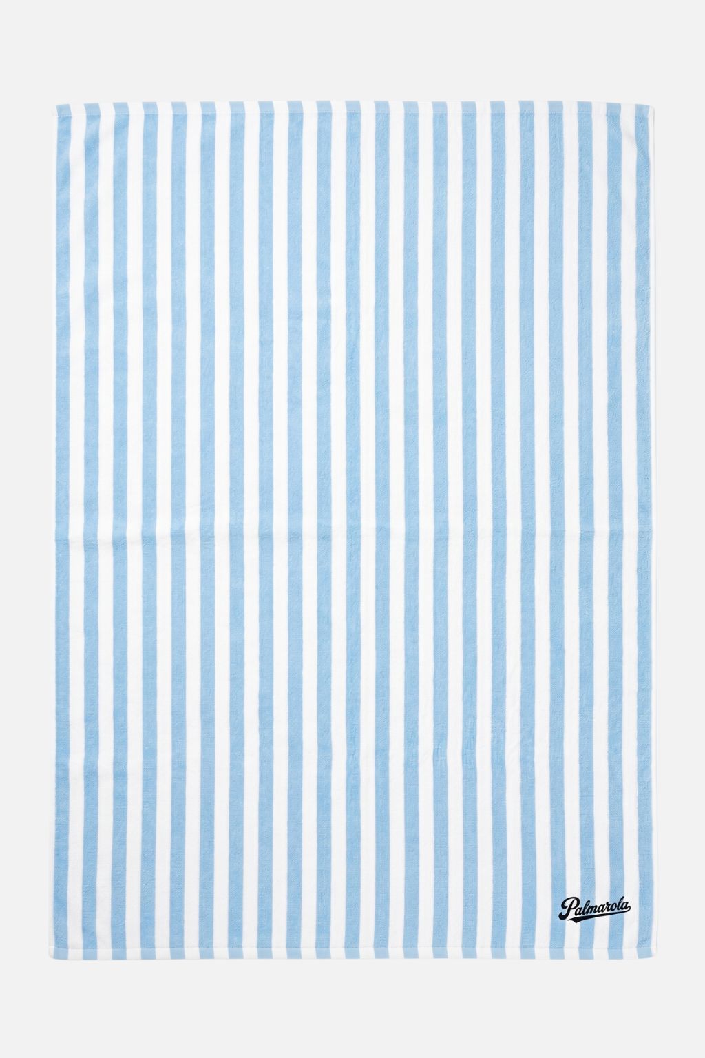 Striped Beach Towel — Blue and White