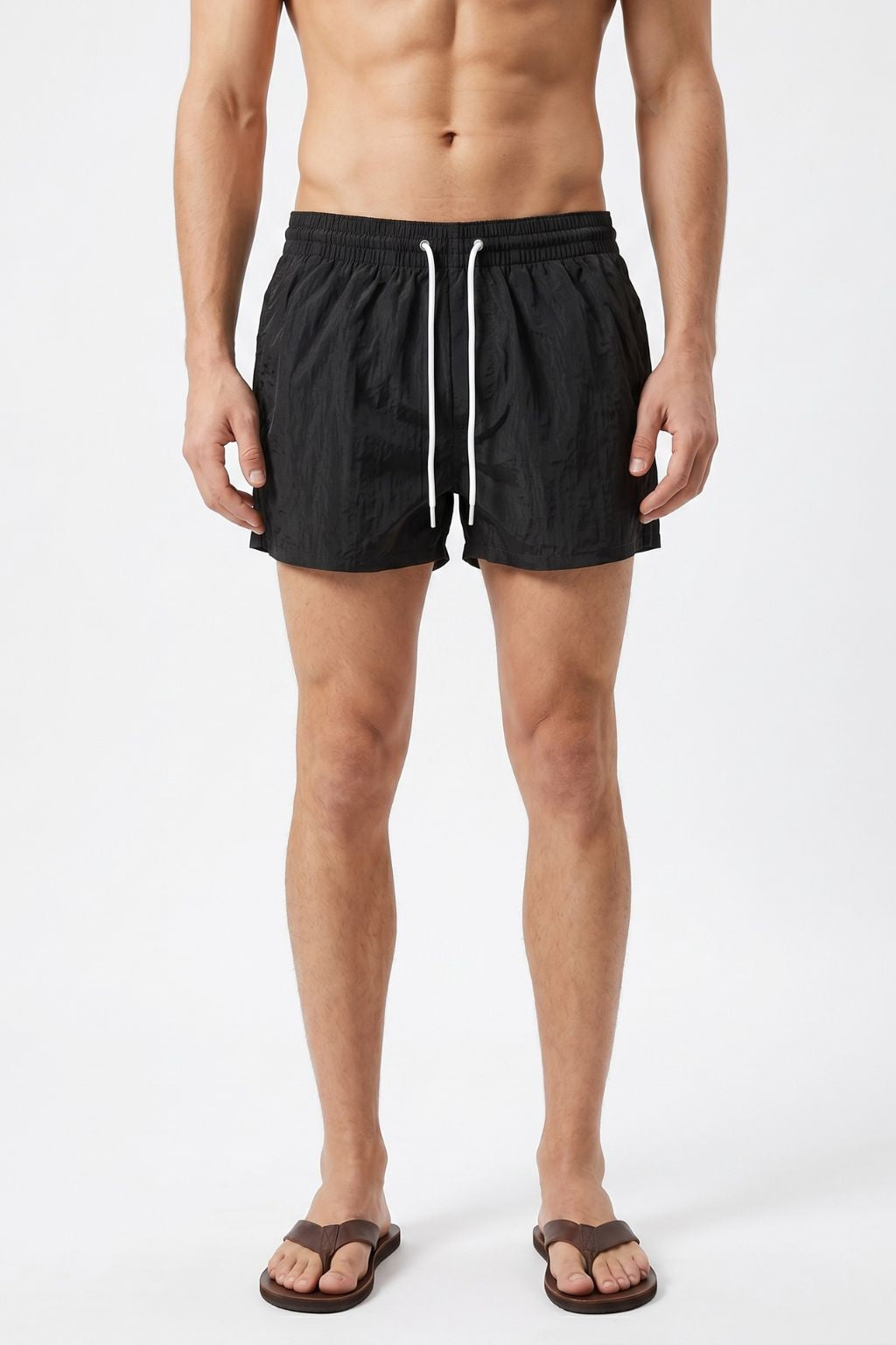 Classic Swim Trunk — Black