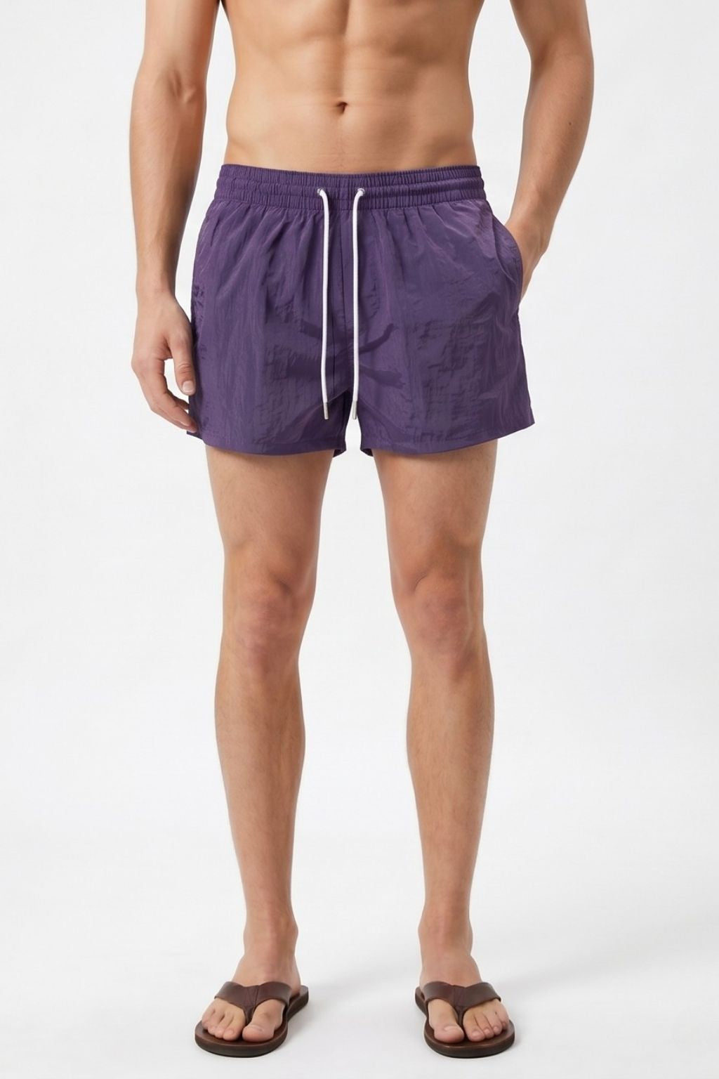 Classic Swim Trunk — Purple
